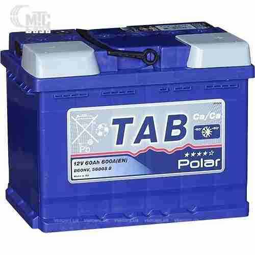 Аккумулятор TAB Polar Blue [121060] 6СТ-60 Ач R EN600 А 242x175x190мм